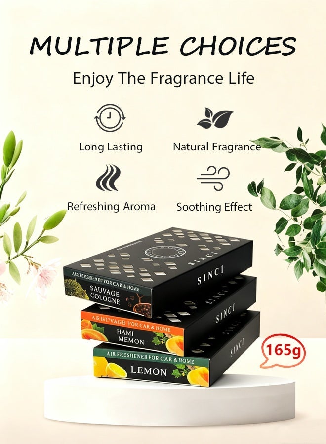 معطر جو صلب معطر منزلي معطر منزلي طويل الأمد معطر حمام معطر صلب للمكتب السيارة خزانة الملابس الحمام مزيل الروائح الكريهة معطر جل 165 جرام برائحة الكانتالوب - Image 4