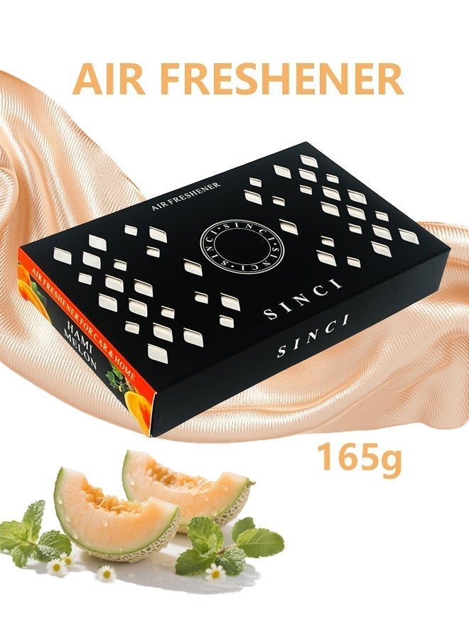 معطر جو صلب معطر منزلي معطر منزلي طويل الأمد معطر حمام معطر صلب للمكتب السيارة خزانة الملابس الحمام مزيل الروائح الكريهة معطر جل 165 جرام برائحة الكانتالوب - Image 1