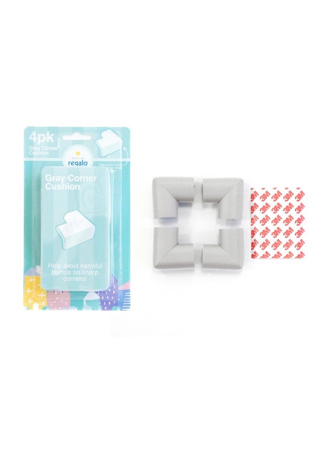 Regalo Home Safety Corner Cushion, Small, 4pk, Award-Winning Brand, Babyproofing Essential - Image 1