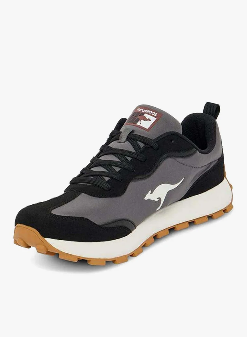 Kangaroos BLACK Men Colourblock Sports Shoes for Men | Best Price UAE