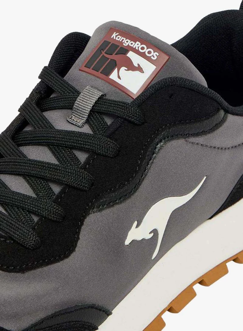 Kangaroos BLACK Men Colourblock Sports Shoes for Men | Best Price UAE