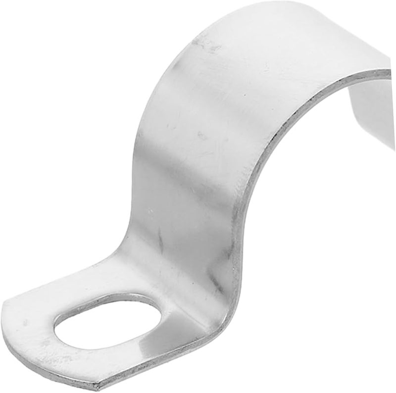 مشابك أنابيب من الفولاذ المقاوم للصدأ 10 قطع 7.5 × 2.5 × 1.9 سم أقواس عالية القوة للسباكة والكهرباء - Image 5