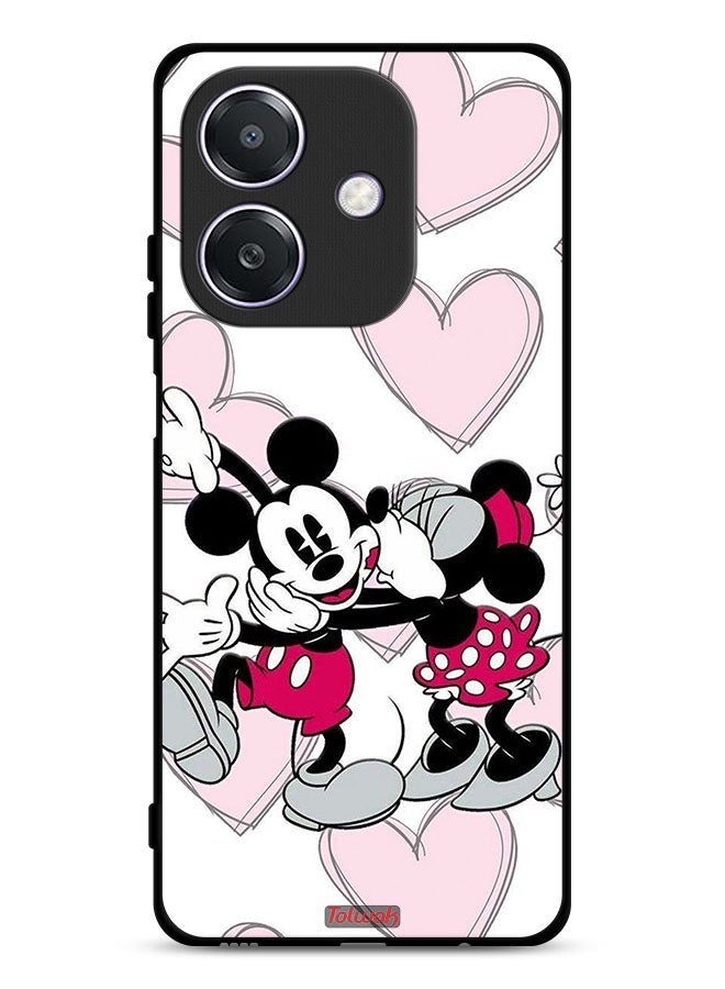 Tolwak Oppo A3 5G Protective Case Cover Mickey Mouse Hug - Image 1