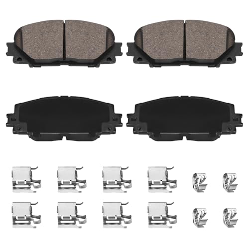 HECHENQICHE D1210 Front Ceramic Brake Pads Kit Fit For Toyota Yaris 2007-2018, For Toyota Prius C 2012-2019, For Scion iQ 2013 - Image 1