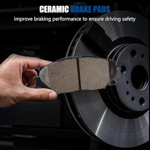 HECHENQICHE D1210 Front Ceramic Brake Pads Kit Fit For Toyota Yaris 2007-2018, For Toyota Prius C 2012-2019, For Scion iQ 2013 - Image 5