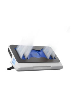 FlyDigi BS1 Laptop Cooling Pad Wind-Pressure Closed-Loop Turbo-Fan (MAX 3000RPM) Dual Noise Reduction Intelligent Temperature Control 3-Angle Adjustable RGB Laptop Cooling Stand Wide Compatibility  - Image 1