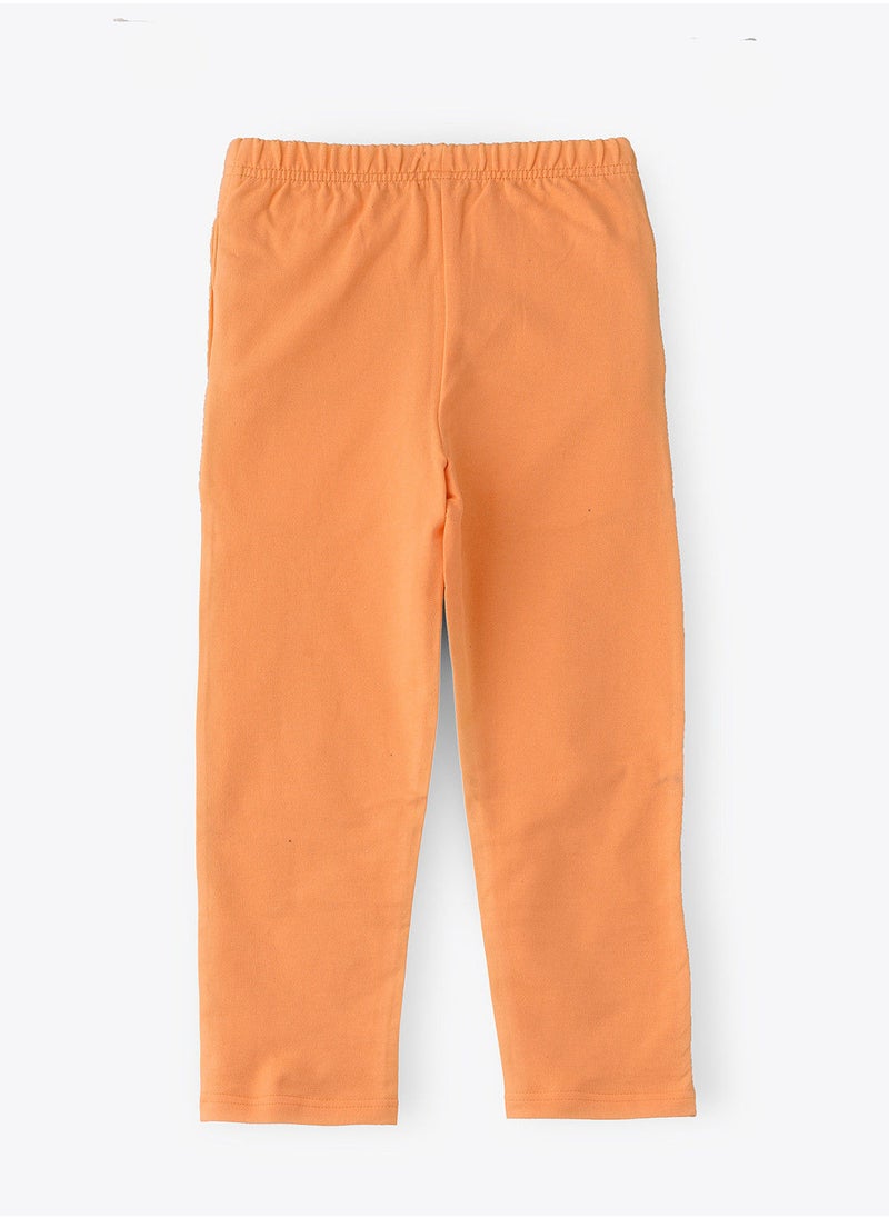 Jelliene - Knitted jogger with placment print - Image 1