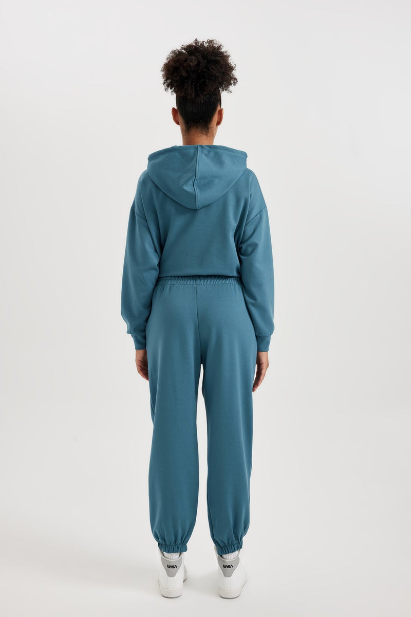 Woman DeFactoFit Oversize Fit Skuba Diving Fabric Sweatpants