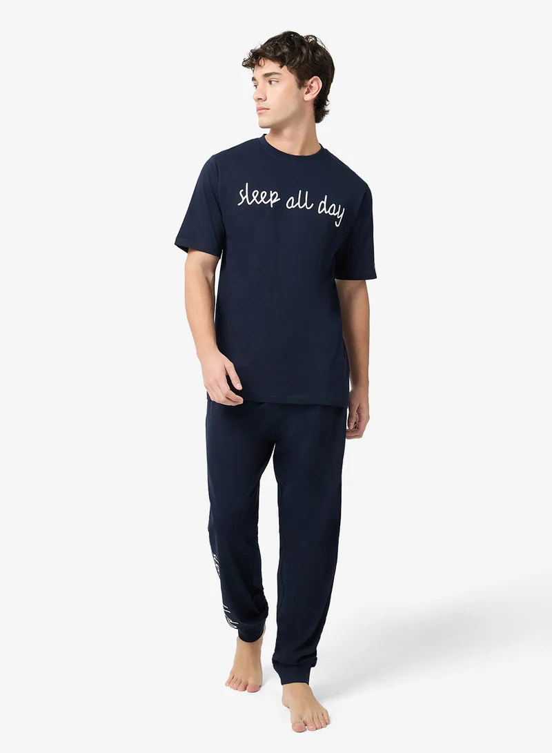 Seventy Five Nightwear T-Shirt and Pant Set