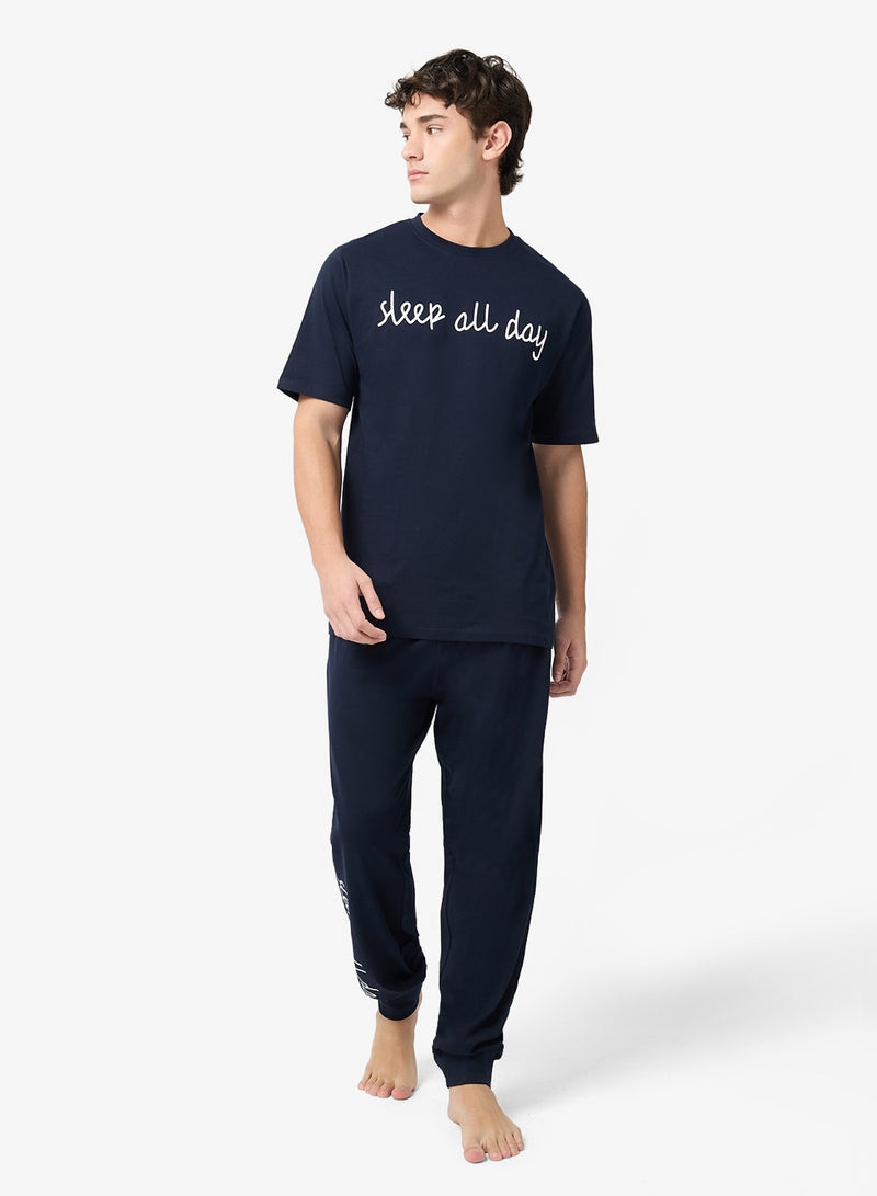 Seventy Five Nightwear T-Shirt and Pant Set - Image 1