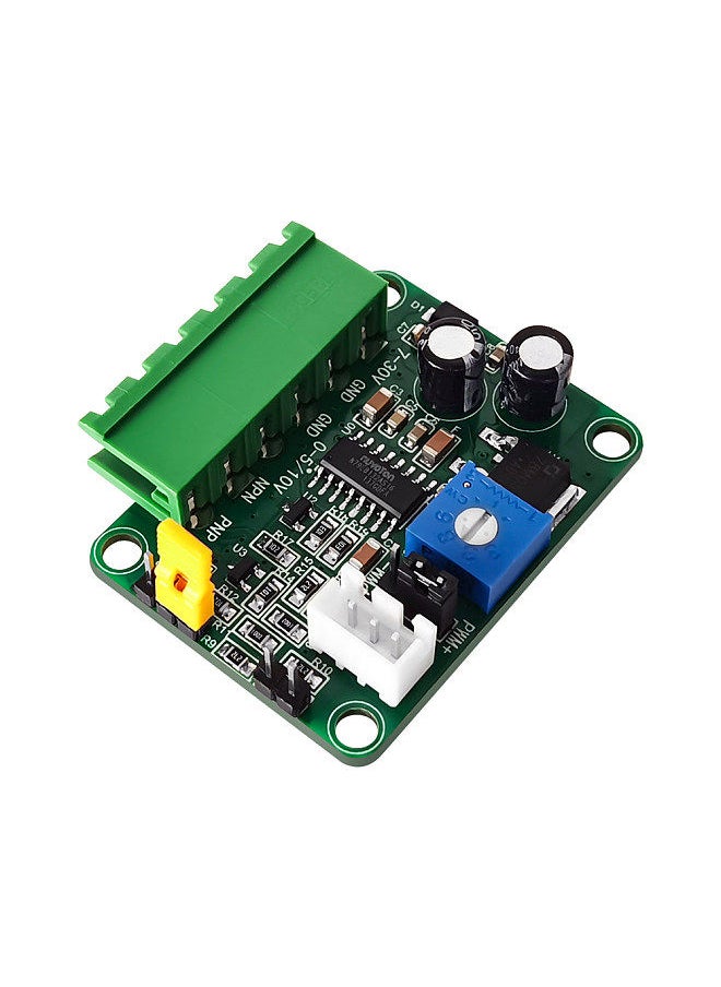 Generic - PWM Signal Converter Module Digital 0-5V or 0-10V Analoging Input Voltage to 0-100% PWM Signal Converter Adapter - Image 1