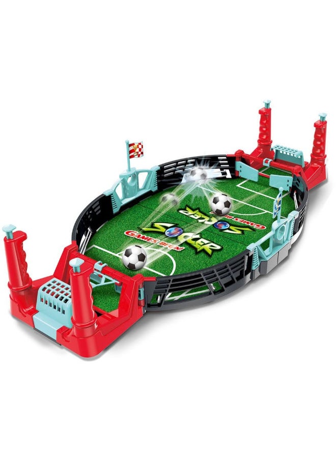 SHOPI Mini Football Tabletop Finger Battle Athletic Soccer Game Power Shot Football Skills Floor Board Game Adults Table Soccer toy  - Image 1