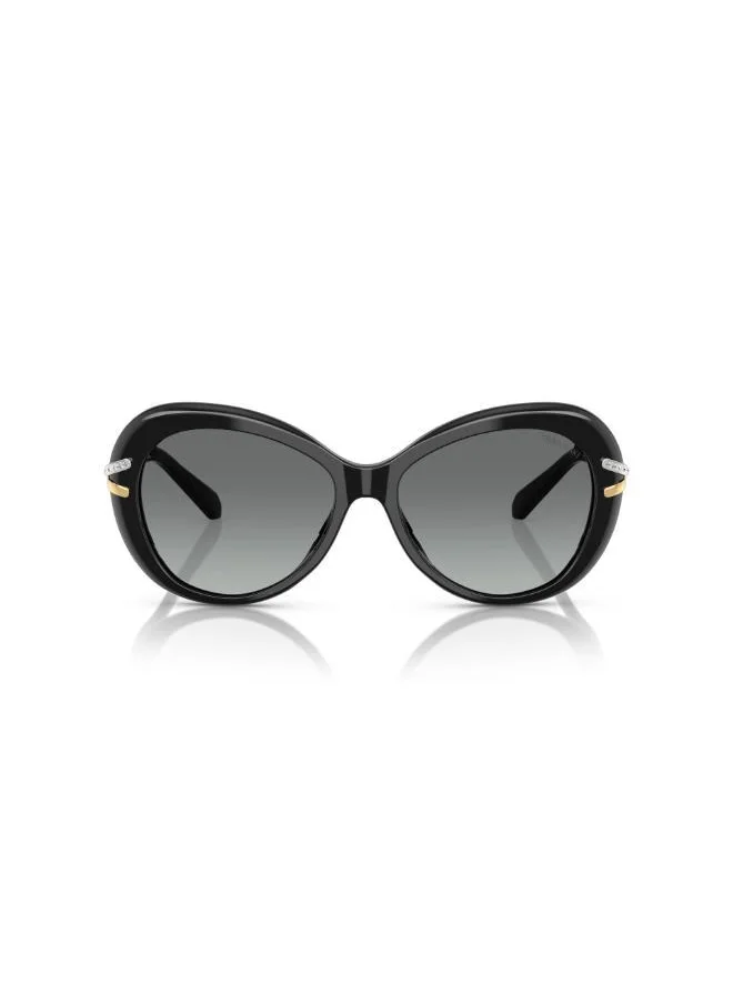 سواروفسكي 0Sk6026 Oversized Sunglasses