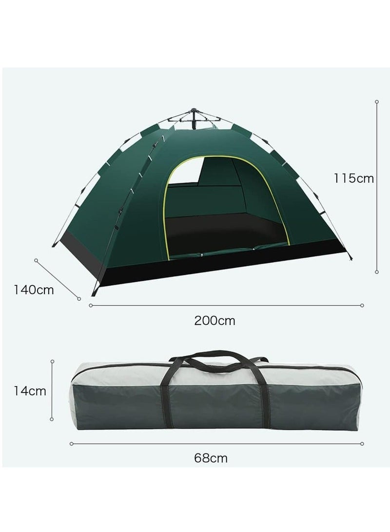 AKDC Camping Tent Backpack Tent 2-3 Person, Waterproof & Windproof Family Tents For Camping, Outdoor Portable Tent, Large Size Easy Setup Tent For Multicolor - Image 4