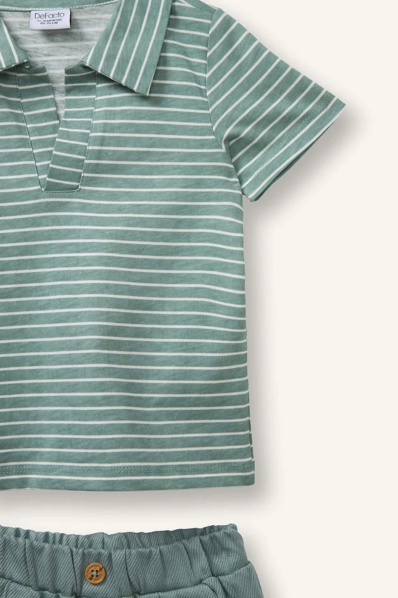 ديفاكتو Baby Boy Striped 2 Piece Set