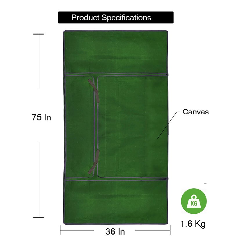 RhinoKraft Canvas Premium Holdall Sleeping Bag Green Color - Image 2