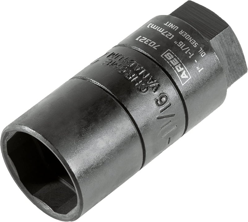 ARES 70321-3/8 بوصة محرك 1 بوصة و 1 1/16 بوصة (27 مم) قابس وحدة إرسال الزيت - تصميم عميق يسمح بالاحتفاظ بمفتاح الزيت - يناسب مفاتيح Weather Pack حتى عمق 2 7/16 بوصة - Image 4