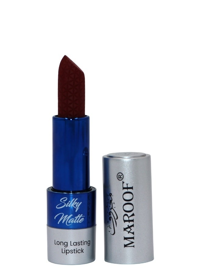 MAROOF Silky Matte Long Lasting Lipstick 3.8g, 02 Beetroot Burgundy - Image 4