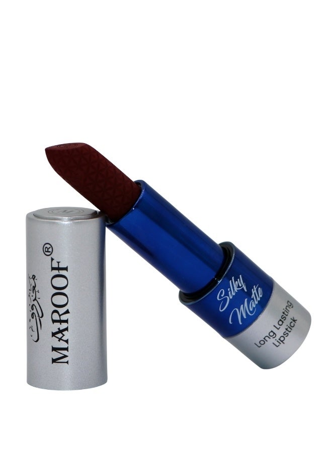 MAROOF Silky Matte Long Lasting Lipstick 3.8g, 02 Beetroot Burgundy - Image 3