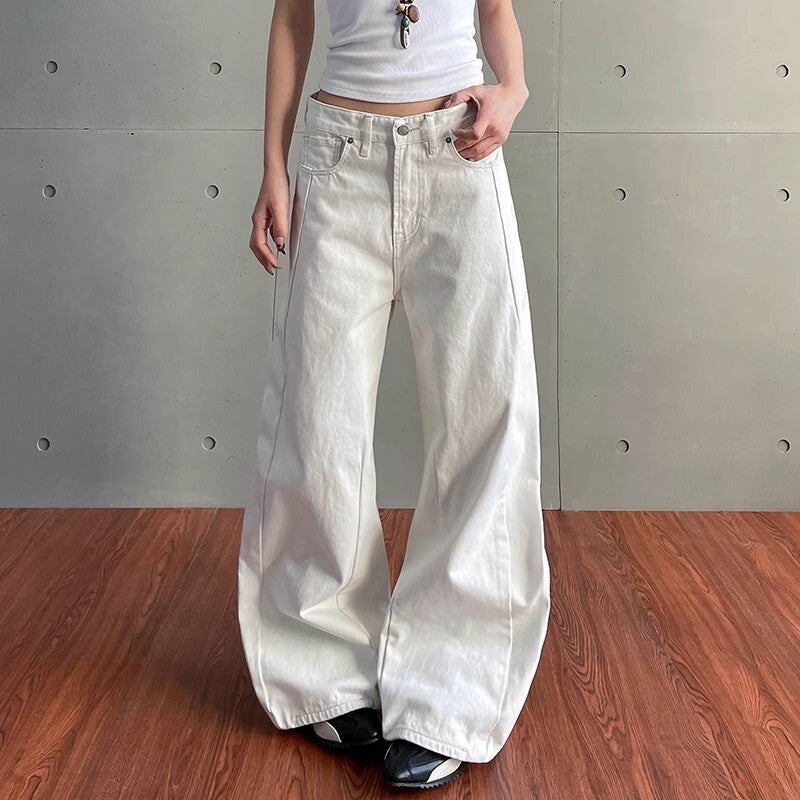 Unisex Classic Denim Jeans Loose Fit Daily Outdoor Wear - Image 4