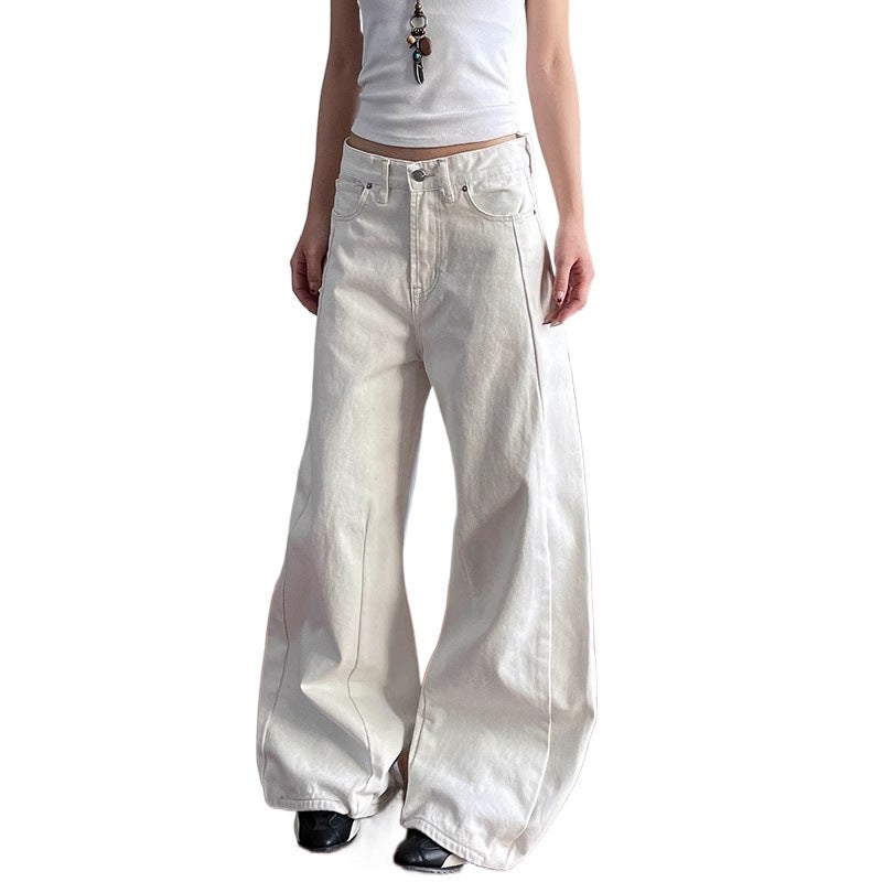 Unisex Classic Denim Jeans Loose Fit Daily Outdoor Wear - Image 5