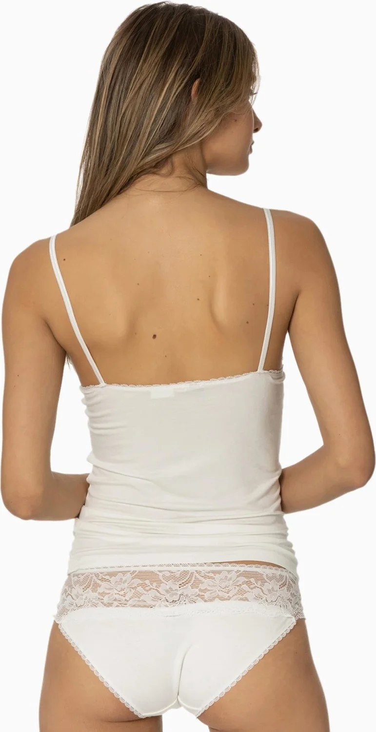 pierre cardin Lace Combed Cotton Undershirt Panties / Camisole Set - 375