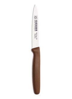 Giesser Messer Paring Knife 10cm - Brown handle 