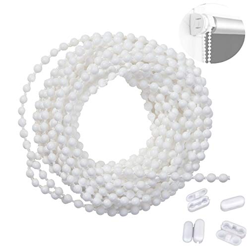 First blinds Roller Blind and Roman Shade Blind Beaded Chain Cord White Plastic Roller Blind Chain 45mm 5