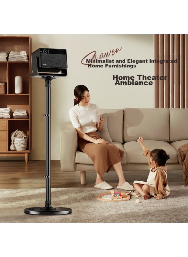 KUAIDUOXIAOWU Kaidaoxiaowu Thickened And Bold Projector Stand, Home Projector Floor Stand, Large Load-bearing, Compatible With Xgimi, Jmgo, Xiaomi, Dangbei, Dayan, Universal Projector Telescopic Stand And Hanging Bracket - Image 2