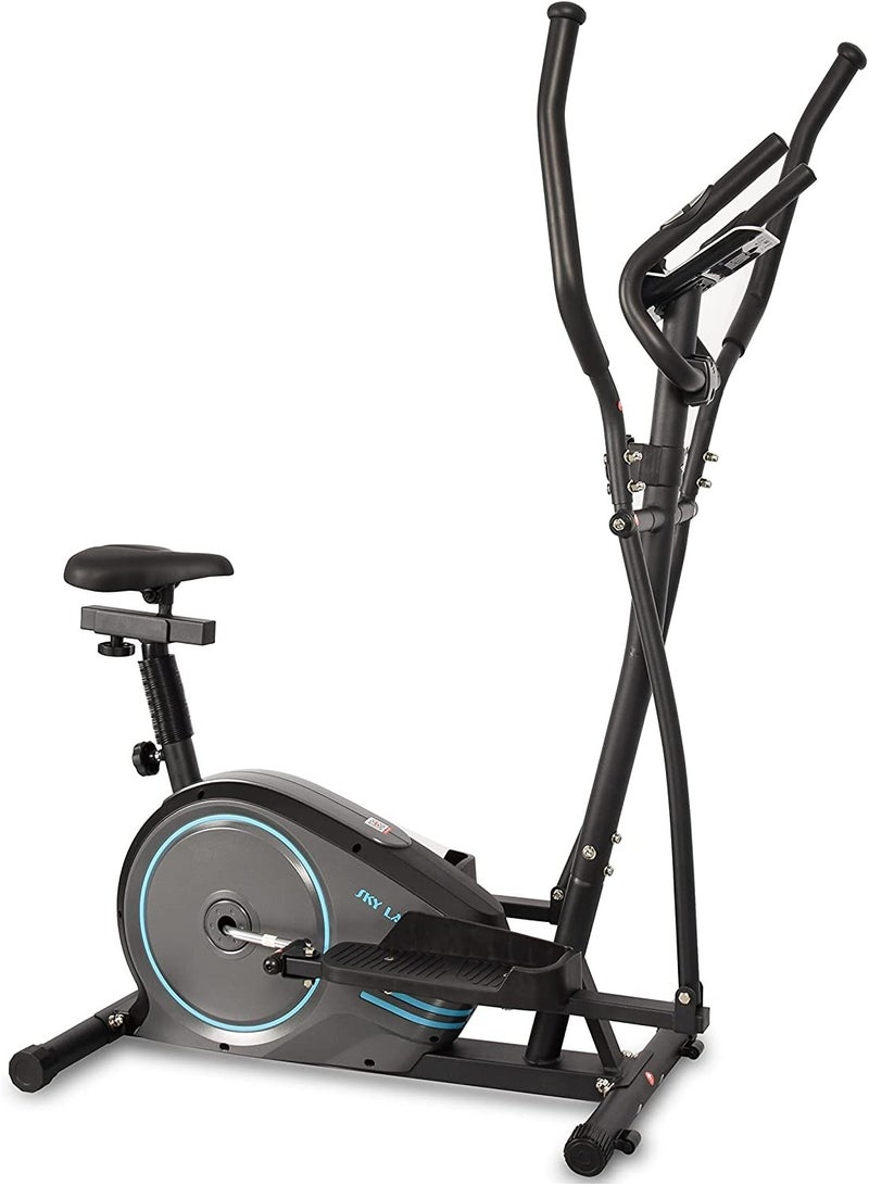 Sky Land 2-in-1 Elliptical Machine & Exercise Bike | Magnetic Cross Trainer with 8-Level Resistance, Bluetooth & LCD Display for Full-Body Home Cardio Workouts, EM-1563 - Image 2