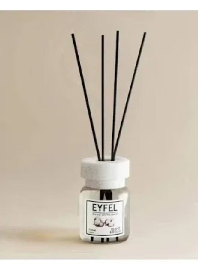 EYFEL Reed Diffuser Room Air Freshener, Cotton Scent, 120ml - Image 5