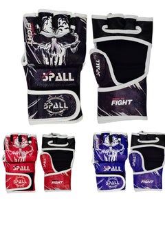 Spall Mma Gloves Boxing Gloves For Men Women Pu Art Leather More Padding Fingerless Punching Bag Gloves For Kickboxing Sparring Muay Thai And Heavy Bag  - Image 3