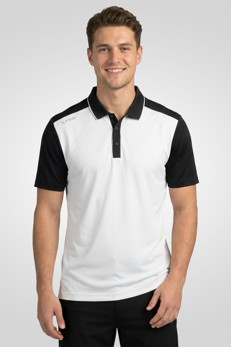 Ping Men Sportswear Fit Short Sleeve Outdoor Polo Shirt, Multicolor - Image 1