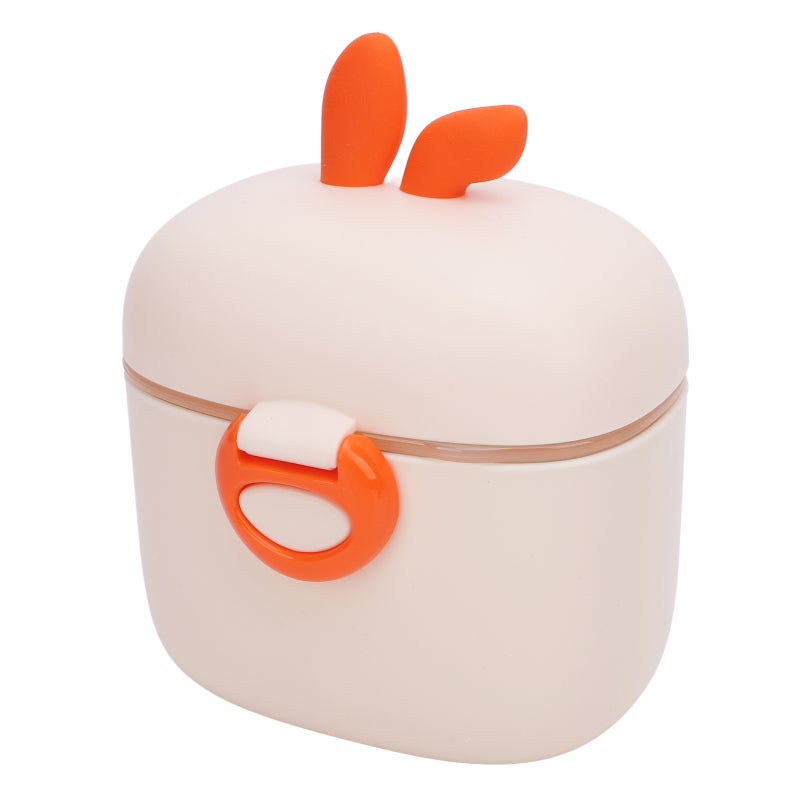 Baby Formula Dispenser: Large Capacity Orange Sealed Storage Container - Easy Dispensing Safe PP Material Milk Powder Storage Container for Travel Busy Parents Baby Feeding - Image 3