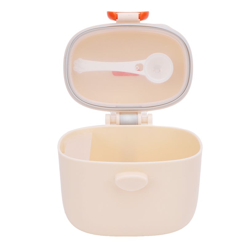 Baby Formula Dispenser: Large Capacity Orange Sealed Storage Container - Easy Dispensing Safe PP Material Milk Powder Storage Container for Travel Busy Parents Baby Feeding - Image 5