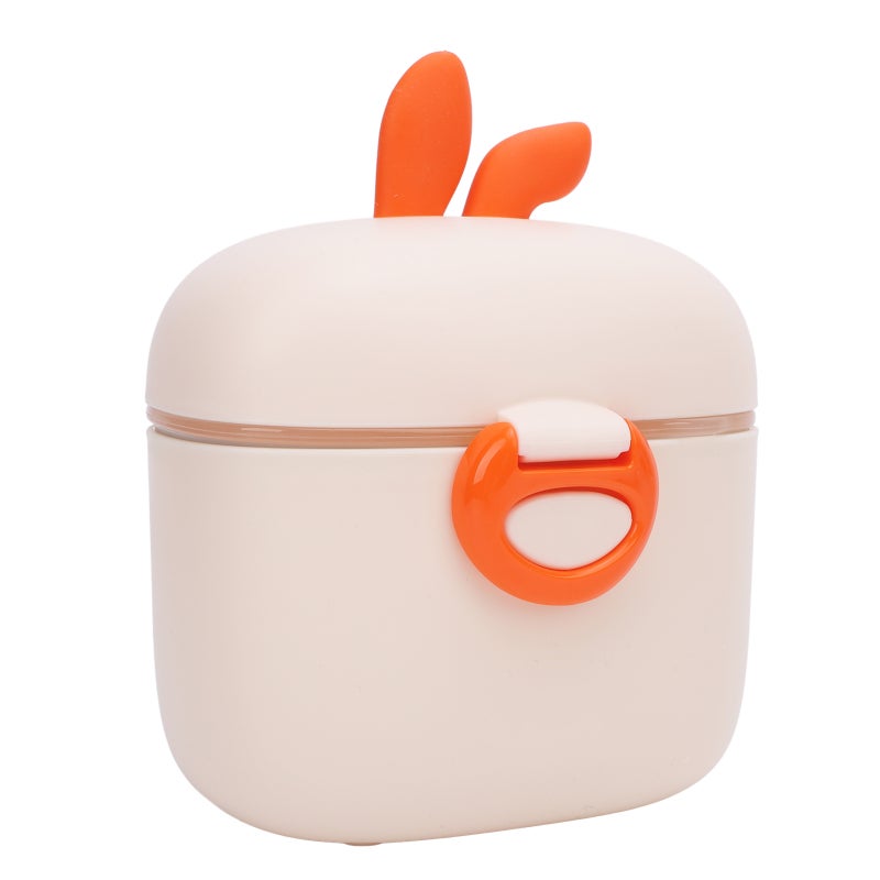 Baby Formula Dispenser: Large Capacity Orange Sealed Storage Container - Easy Dispensing Safe PP Material Milk Powder Storage Container for Travel Busy Parents Baby Feeding - Image 4