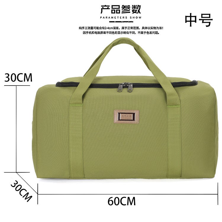 Thick Canvas Duffel Bag Large Capacity Travel Bag - Image 3