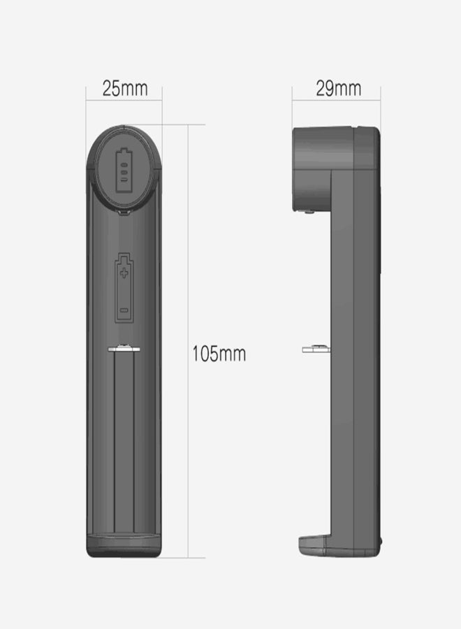 يوني شاحن بطاريات عالمي YONII C1 مزود بمنفذ USB لحماية بطاريات الليثيوم أيون 18650 - Image 2