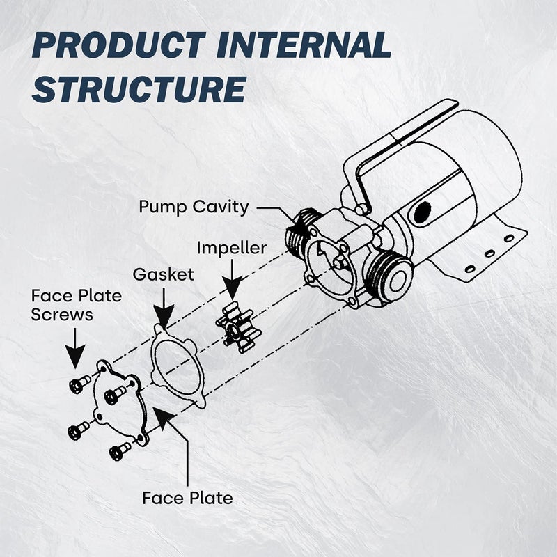 مضخة المرافق Prostormer 1/10HP 120V مضخة نقل المياه الكهربائية الصغيرة المحمولة 330GPH معدات السباكة مع مجموعة خرطوم المياه رائعة لتصريف المياه في الفناء والحديقة - Image 5