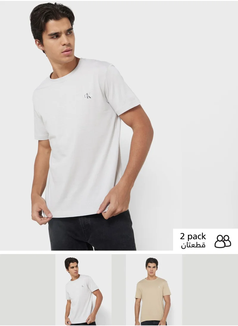 Calvin Klein Jeans 2 Pack Logo T-Shirt