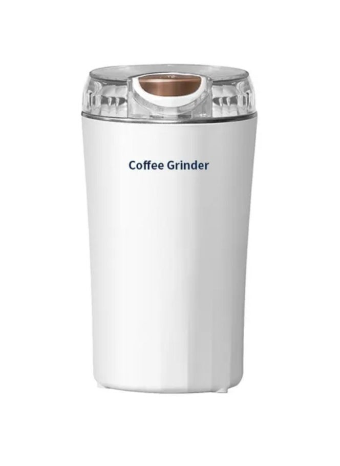 Generic Coffee bean grinder Electric Spices Grinder Mill With Stainless Steel Blade Electric Beans Spices Grains Herbs Peanuts Nuts Seeds (Blue or White)  - Image 2