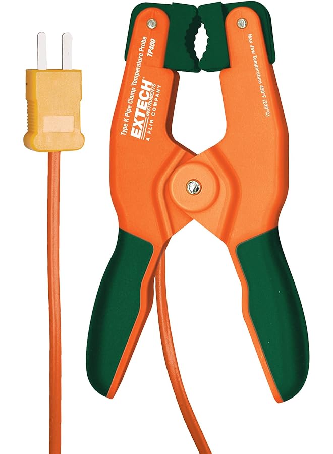 Extech Tp400 Type K High Temperature Pipe Clamp Probe