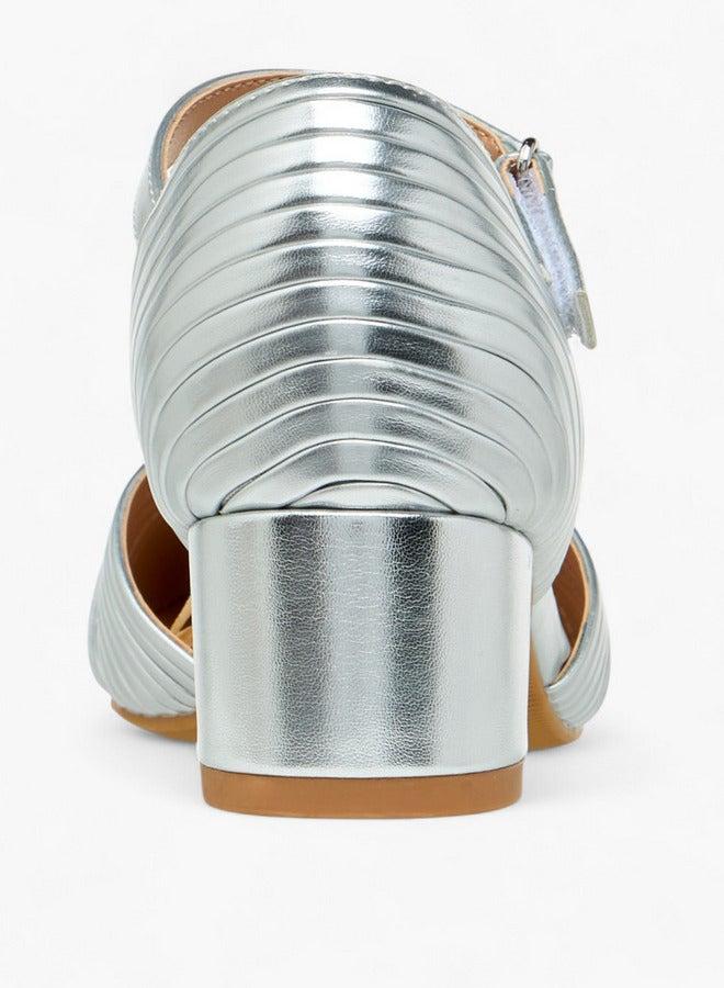 سيليست أحذية بكعب معدني للبنات بإغلاق بخطاف وحلقة - Image 5