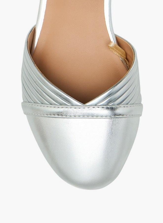 سيليست أحذية بكعب معدني للبنات بإغلاق بخطاف وحلقة - Image 4