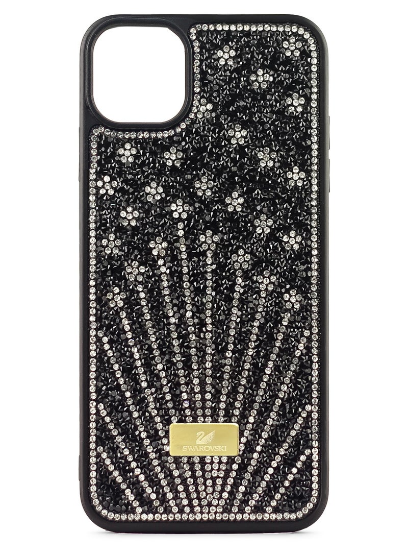 Case For iPhone 11 Pro Max Case Glitter Sparkle Diamond Crystal Bling Case with Bling Ultra Thin Lightweight Full Body Shockproof Anti-Scratch Protective Cover (Black)