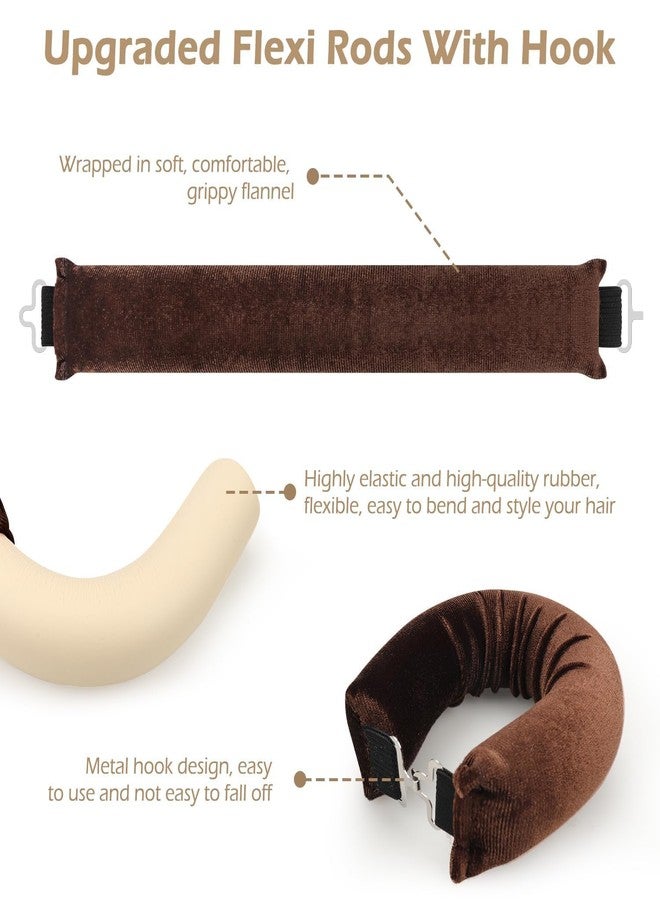 CESITRA Heatless Curls Hair Curlers to Sleep in Hair Roller || Heatless Hair Curler || 3pcs Satin Flexi Rods for All Hair Types || Heatless Overnight Curls Styling Tools || Heatless Curls for Blowout Hair - Image 4