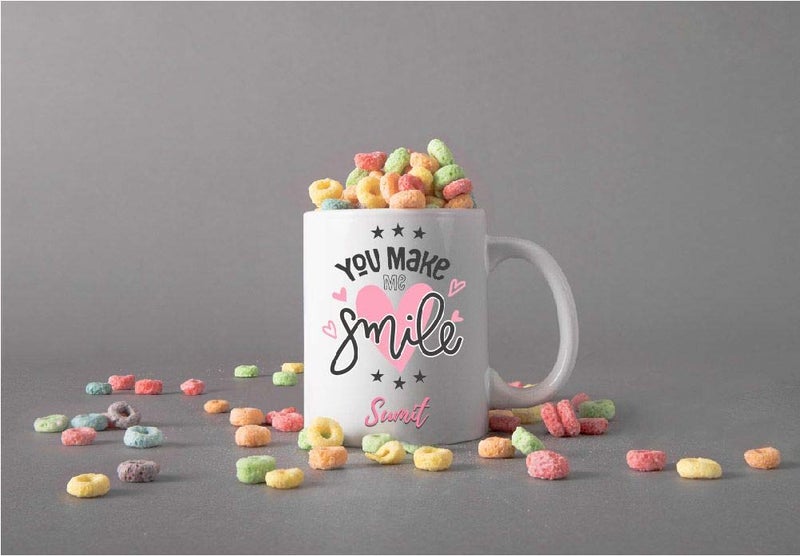 WeChitr Coffee Mug for Sumit Personalised Name Ceramic 350ml 1 Unit Design c 6550 - Image 2