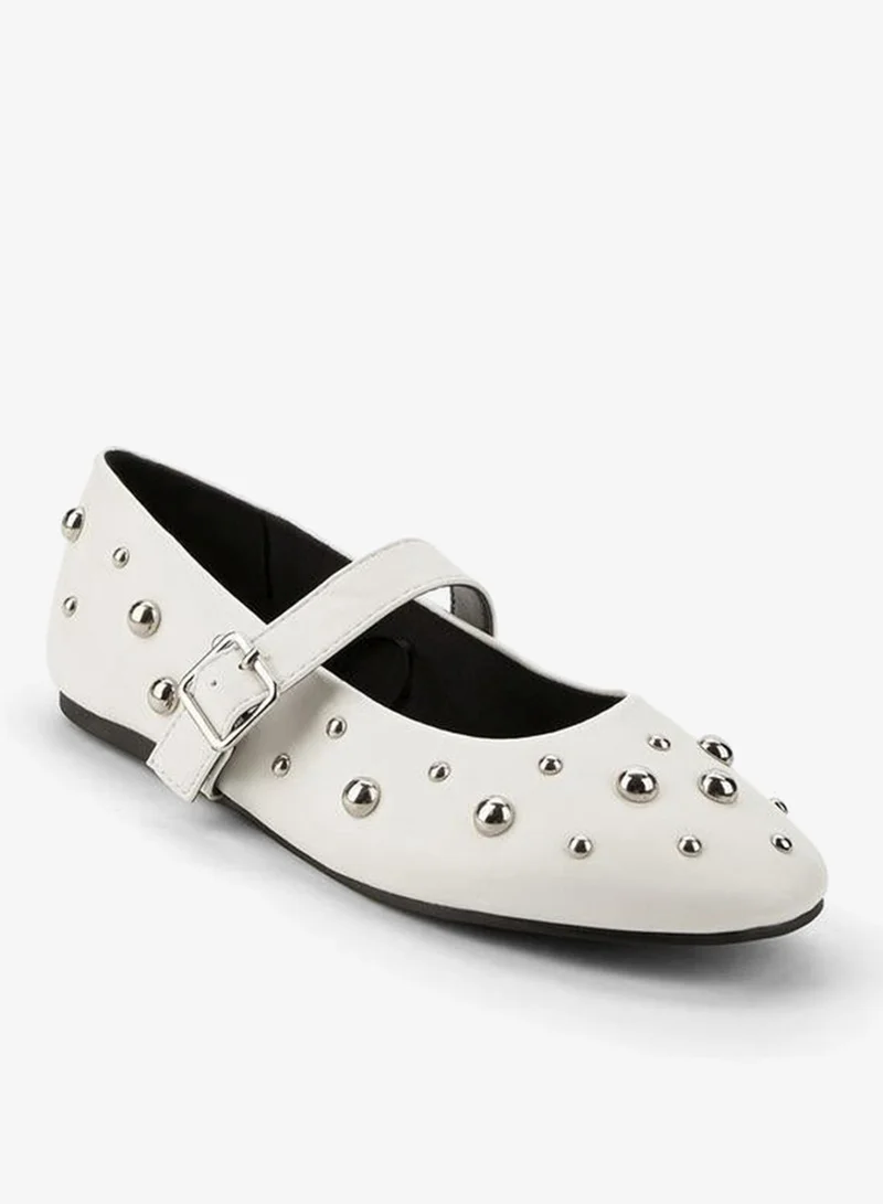 Celeste Women Studded Mary Jane Shoes