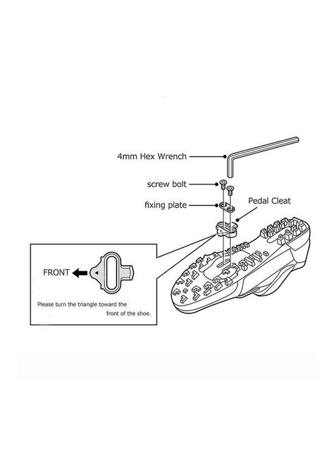 NIBEMINENT - 11-In-1 Biking Cleat Set Clips Kit - Image 1