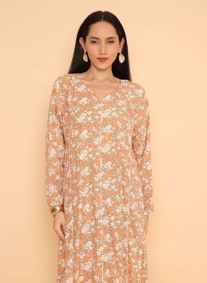 HANA & SARA Arabic womens unique styled long jalabiya dress - Image 3